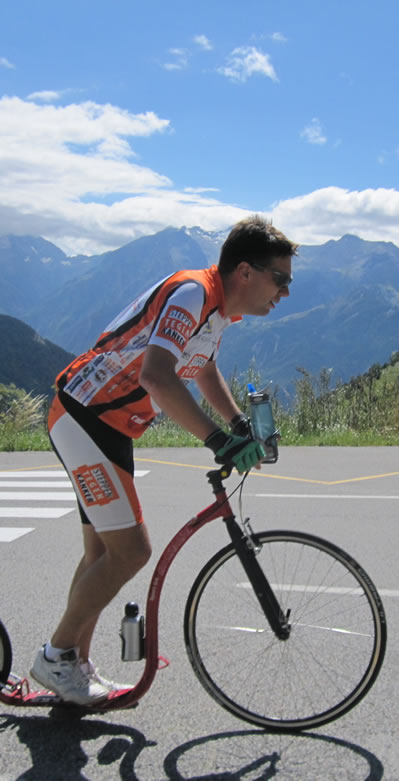 Ronald op de Alpe d'Huez